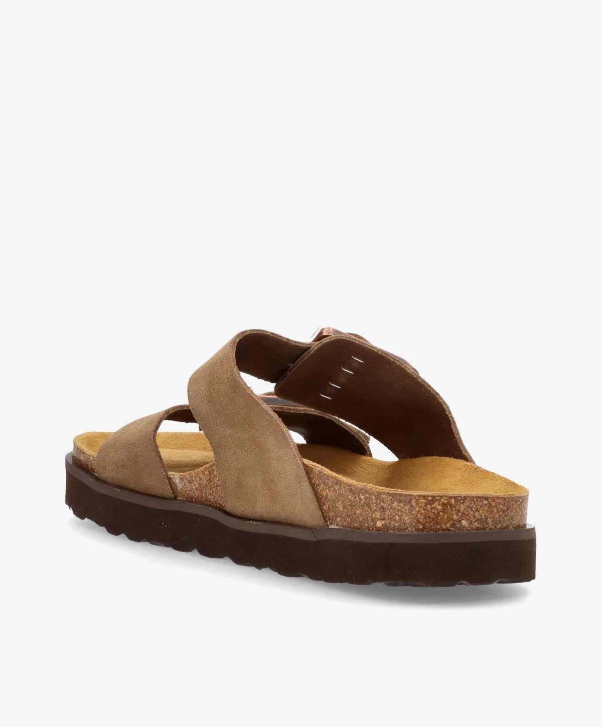 ALEXIA S - Taupe ruskind - Sandal Dame