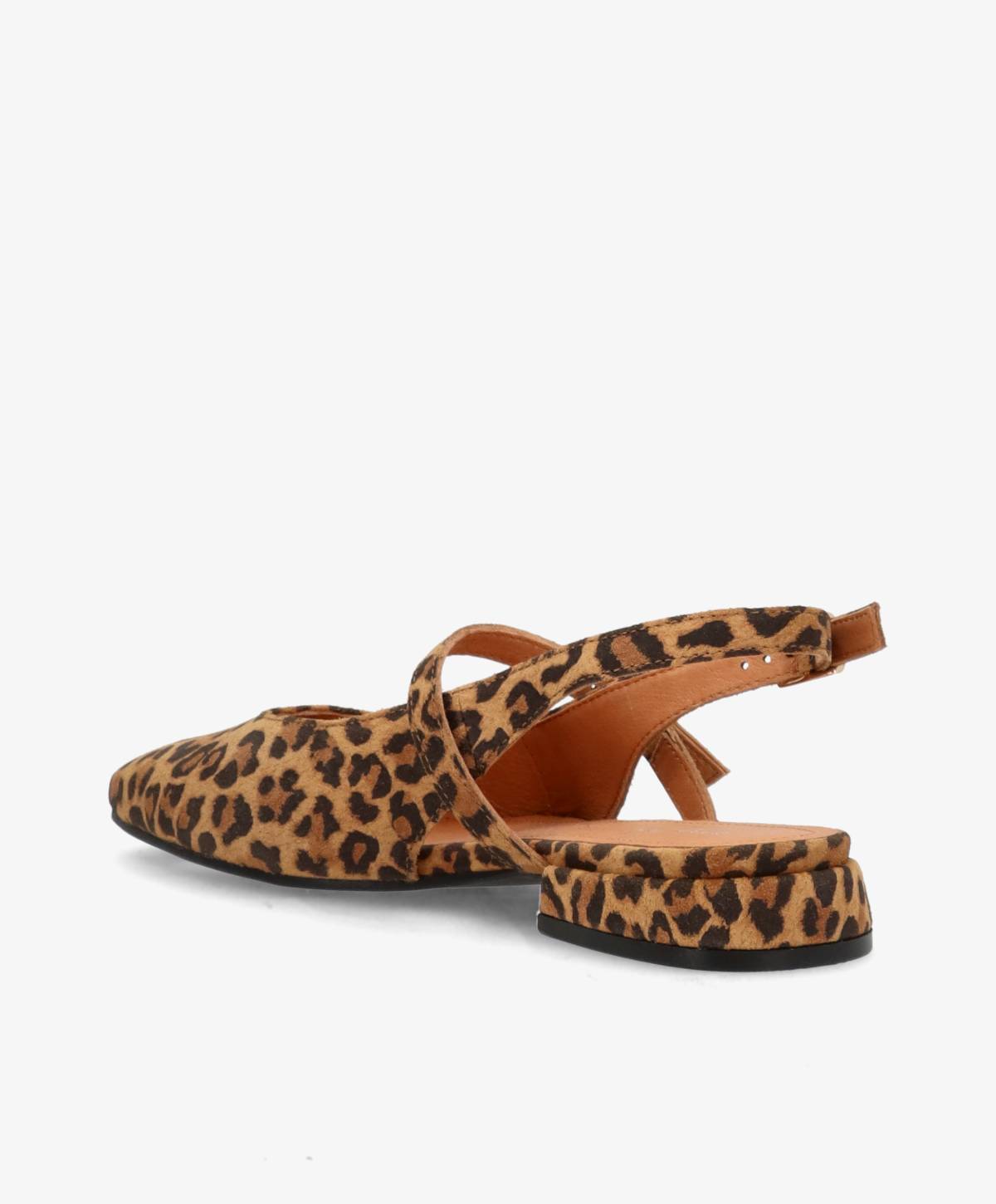 ASCEND S - Leopard ruskind - Slingback Dame