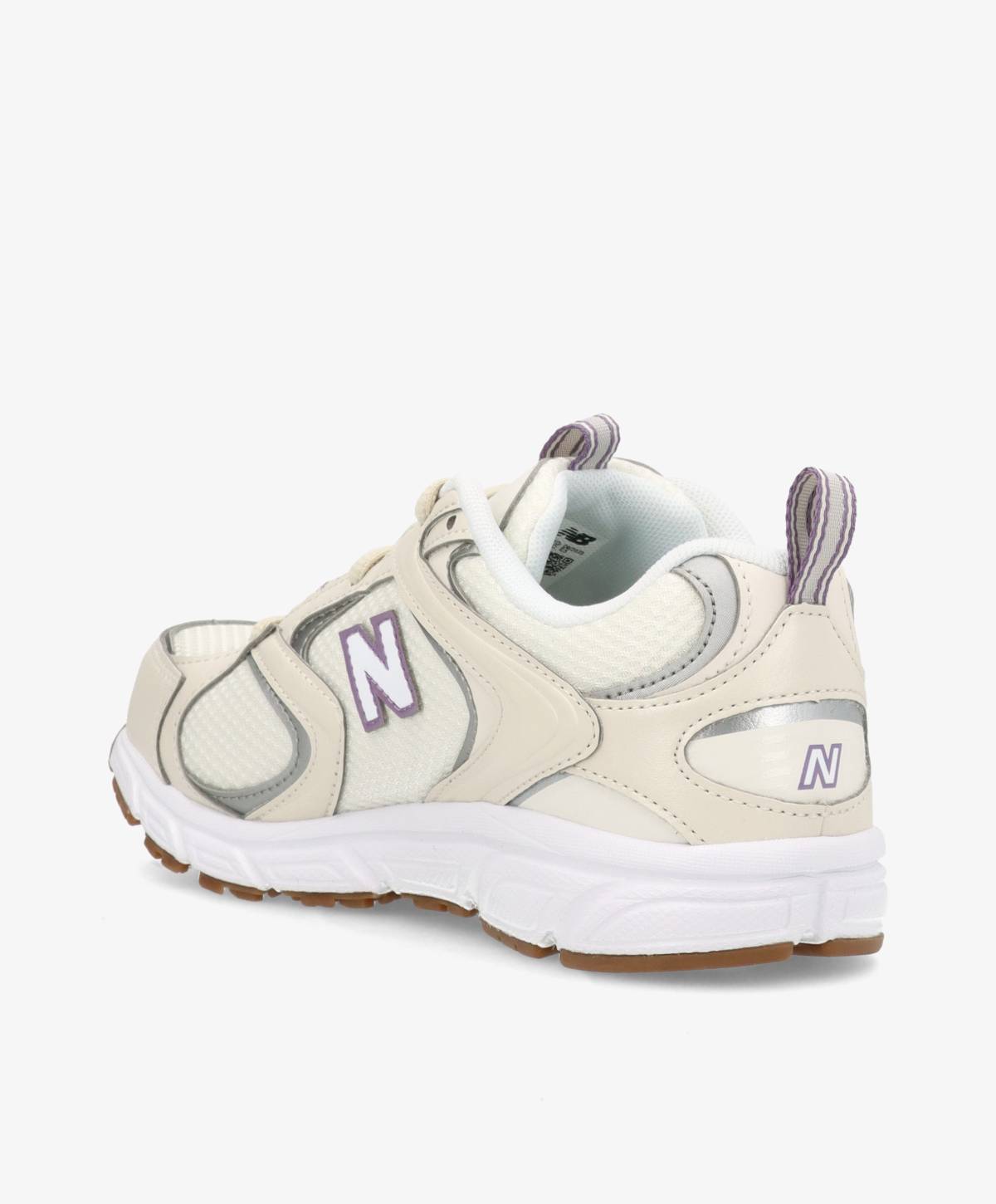 U40840J - Sneakers Dame - Beige/Lilla