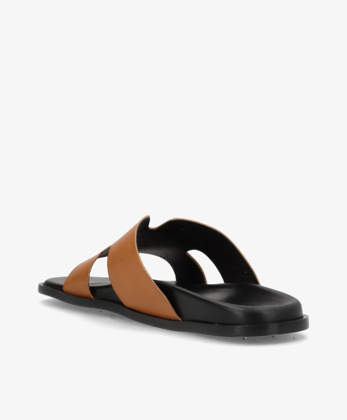 RAE - Cognac læder - Flade sandaler Dame