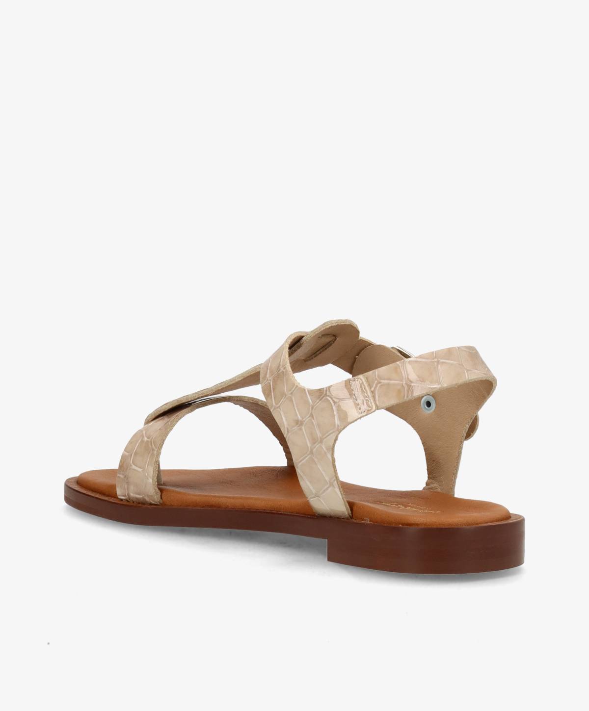EVITA - Sandal - Beige croco
