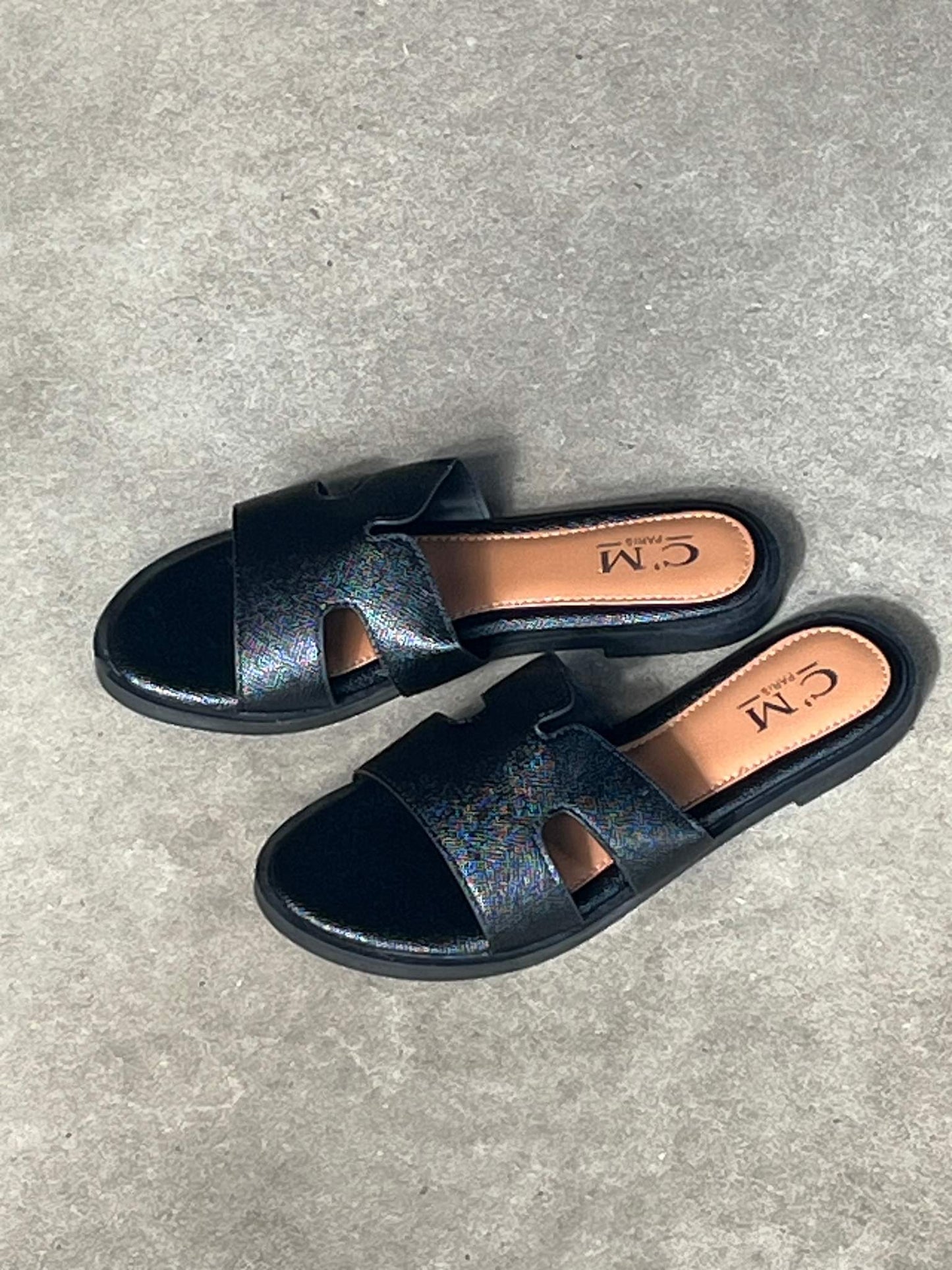 5317 - Sort - Sandal - Dame
