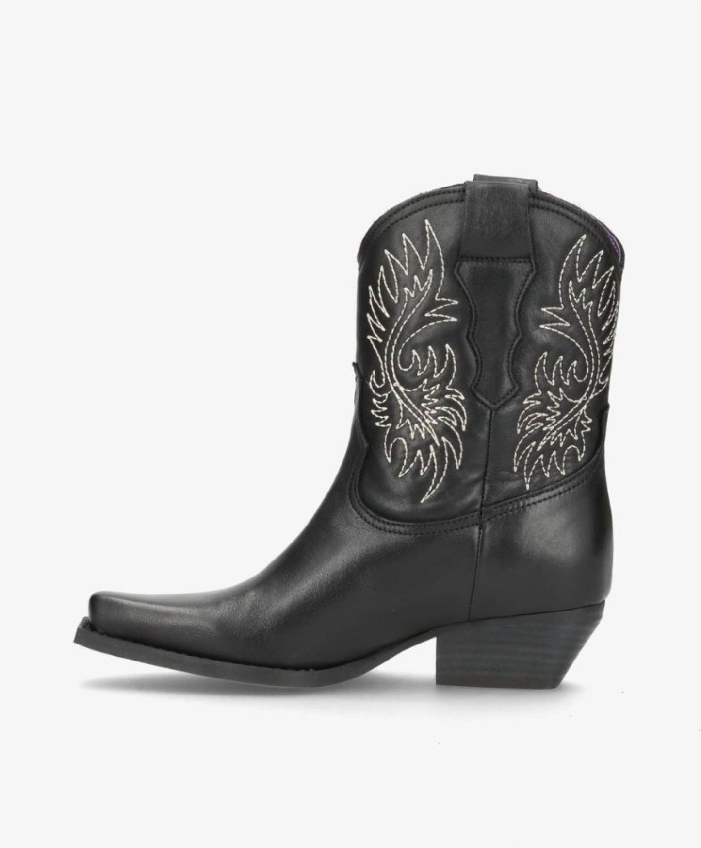 NELLIE - Cowboy støvle - Sort