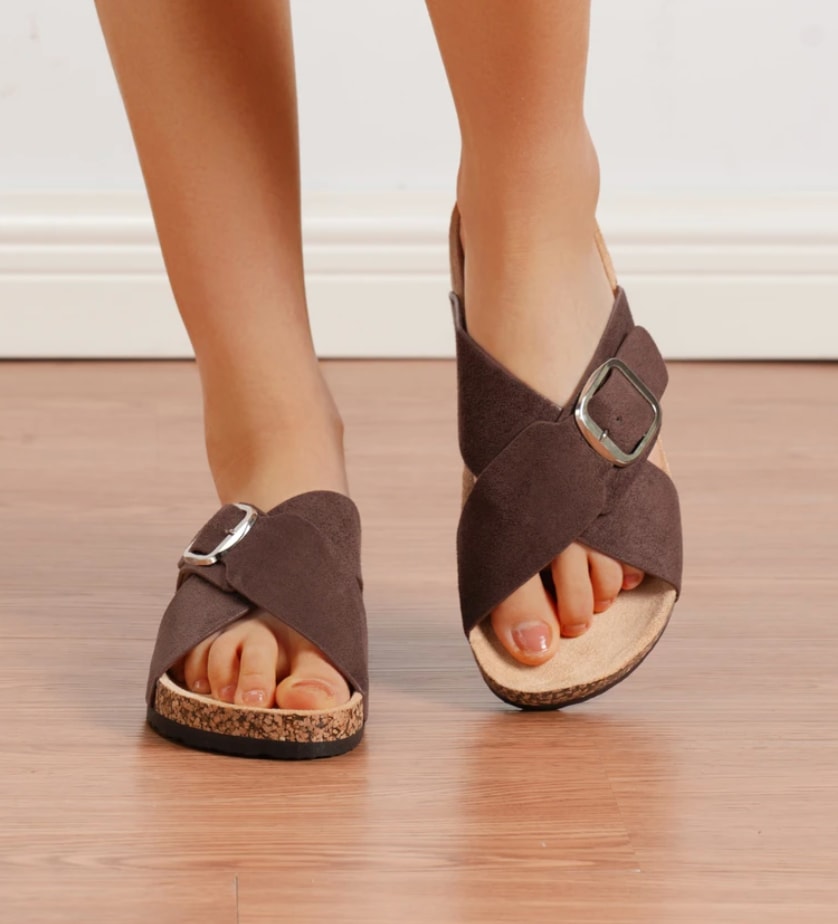 2171 - Brun - Sandal - Dame
