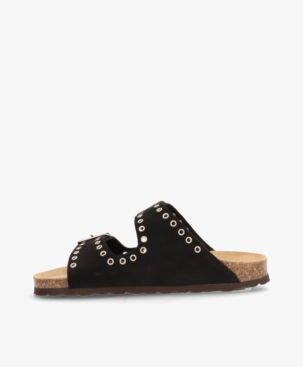 SKYLAR S - Sort ruskind - Sliders Dame