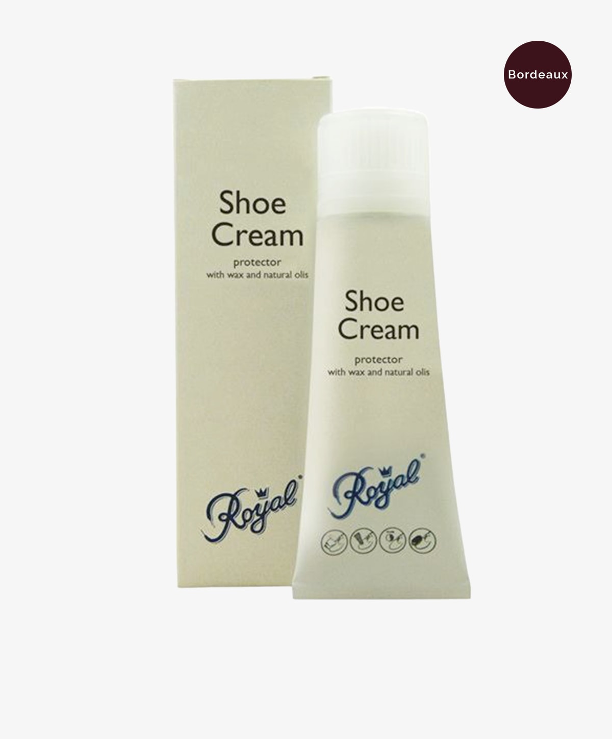 Royal skocreme på tube Bordeaux