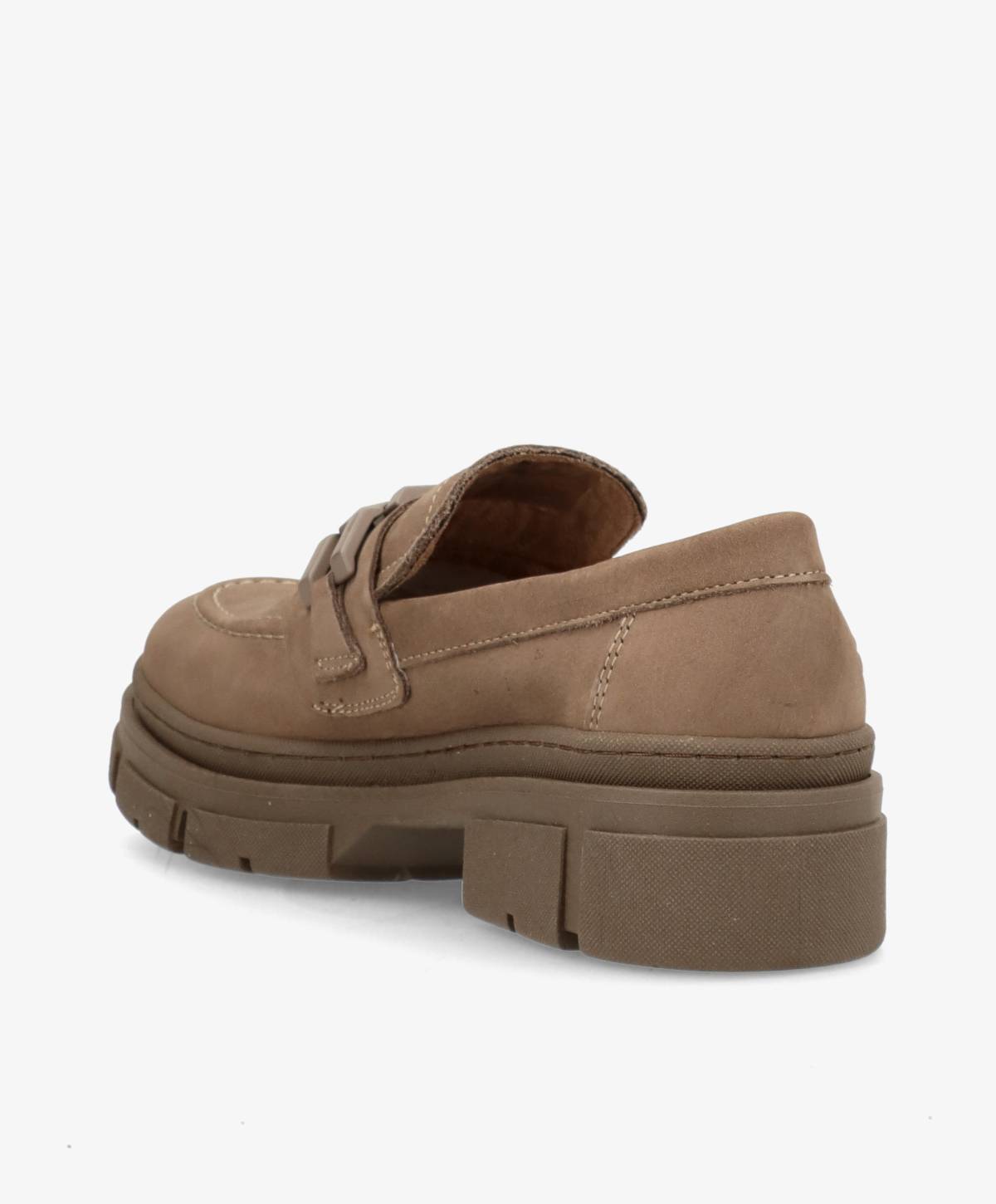 Dam loafers - Mörkbrun