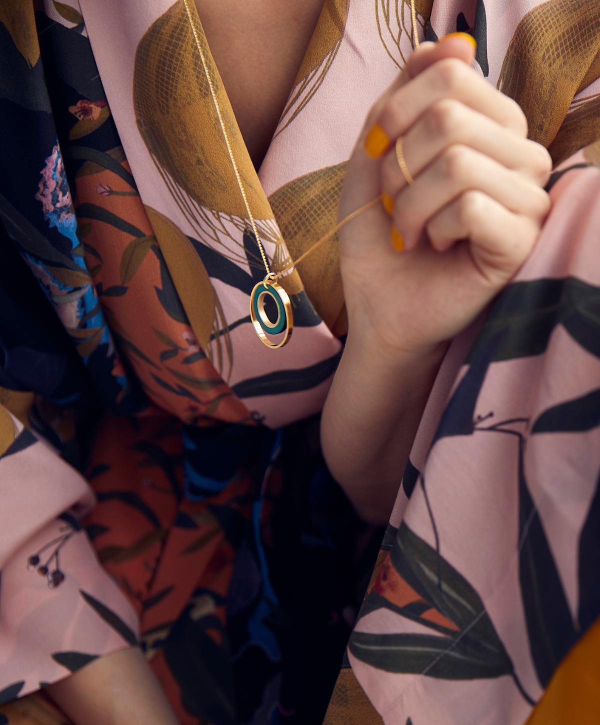 TEMPUS - Halskæde - Grøn