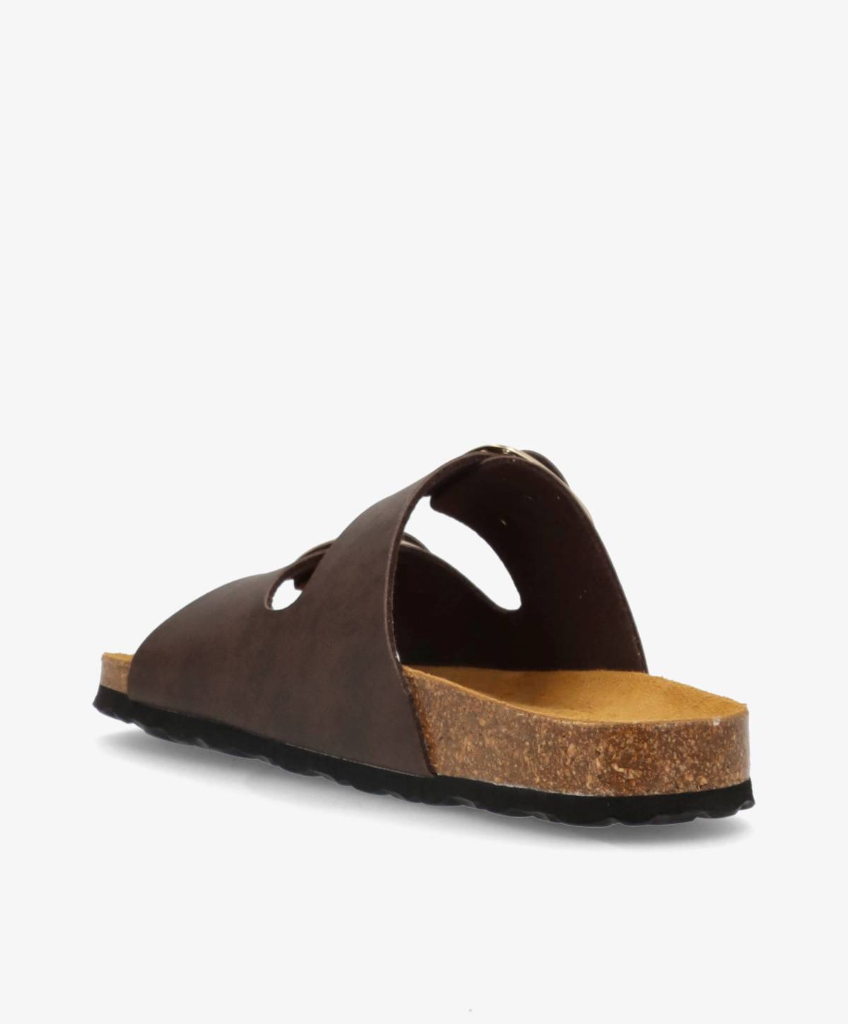 TORPINA St - Mørkebrun imiteret skind - Sliders Dame