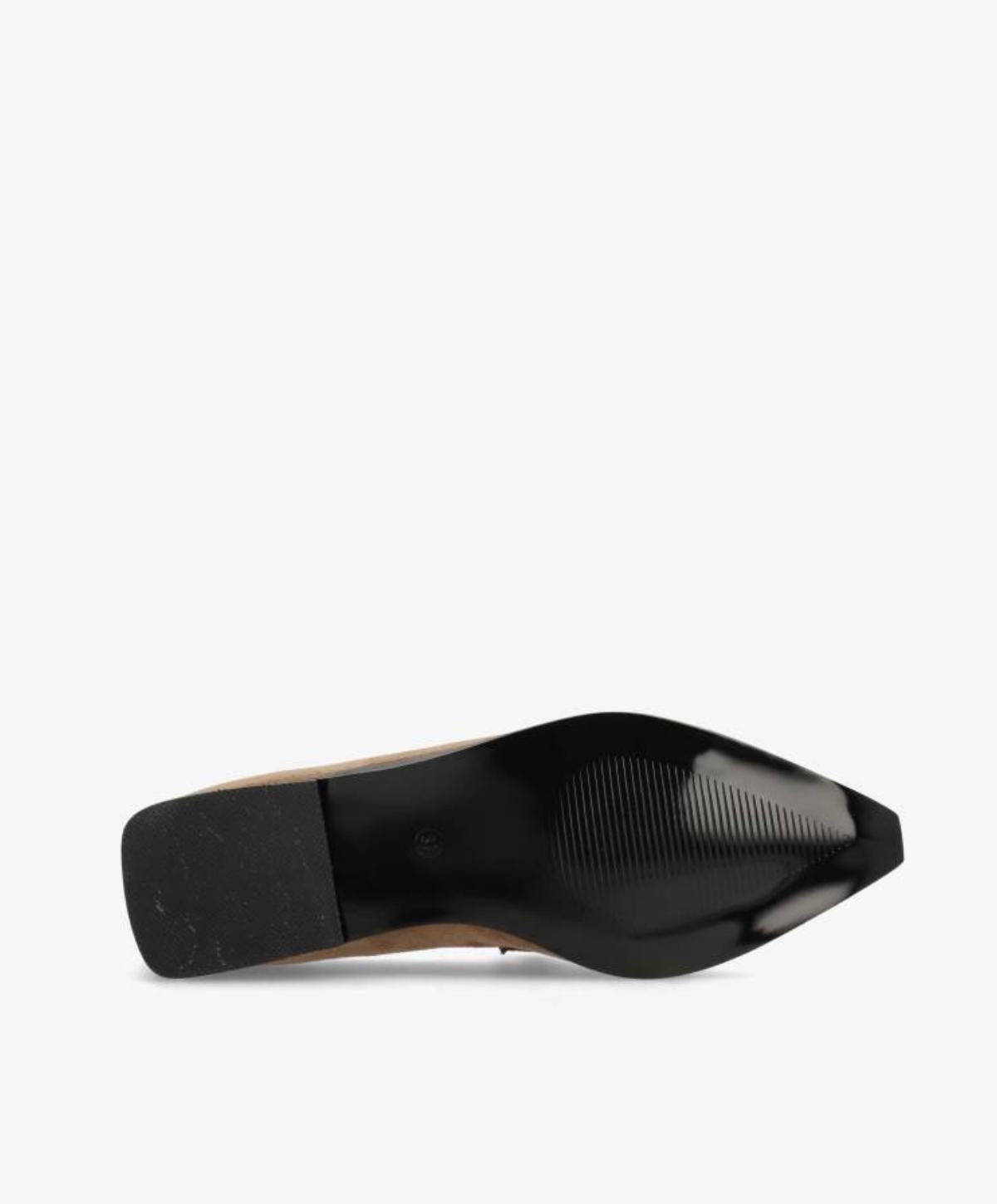 Shoecobay - Taupe Vegan ruskind - sko - Dame