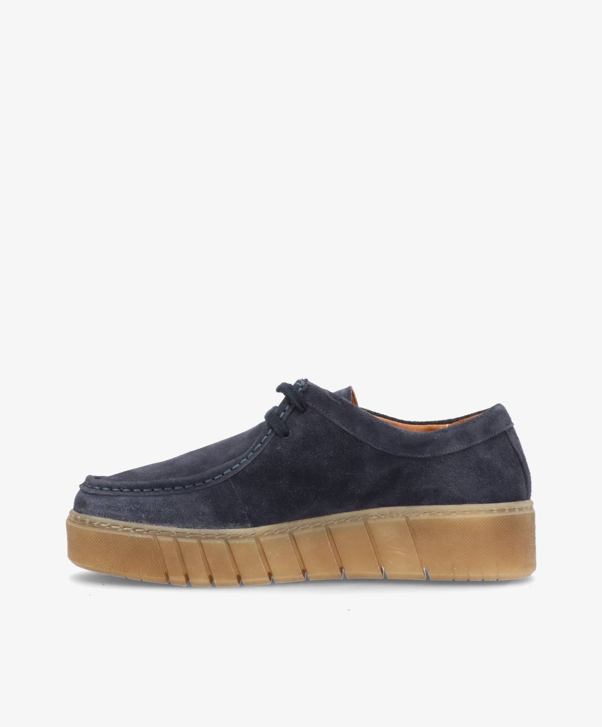 MOOVED MOC S - Blå ruskind - Dame