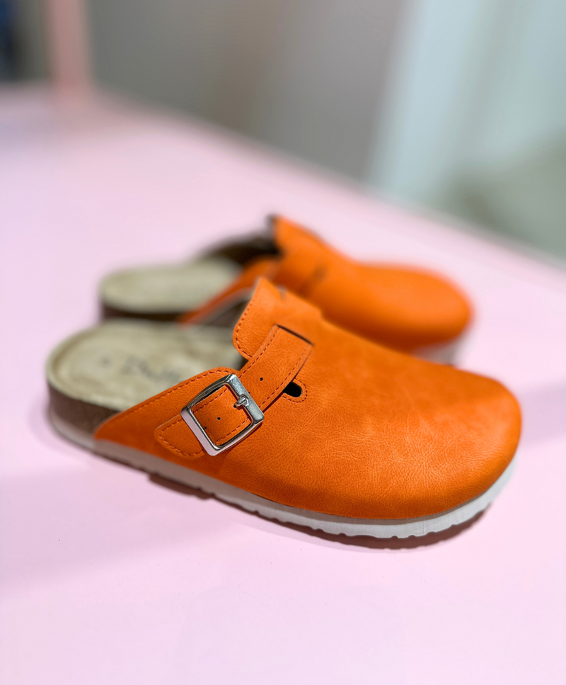 FLORENS UNDICI - Slip-in Sandal Dame - Orange