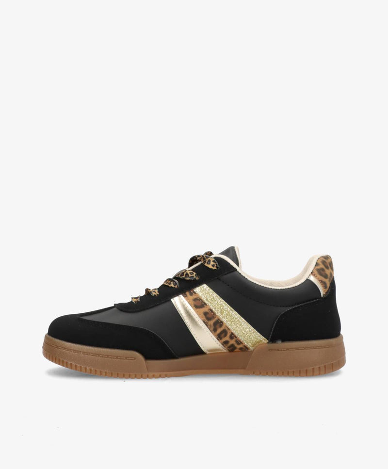 TESSA - Sort - Sneakers Dame