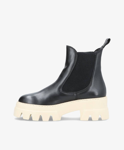 CAPRI - Chelsea boot - BEG svart