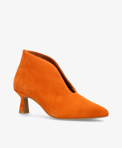 MARTY - Pumps Suede - Orange 