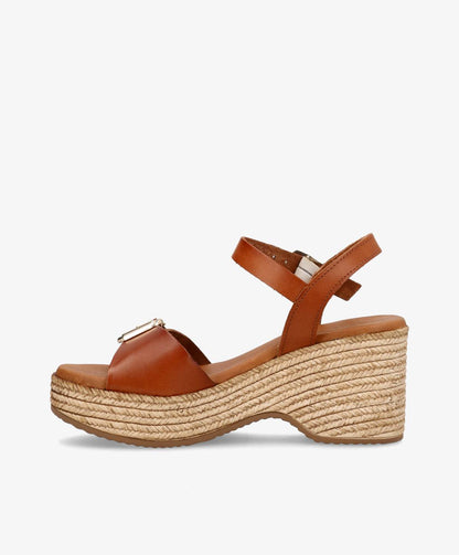 LOURDES - Sandal - Brun