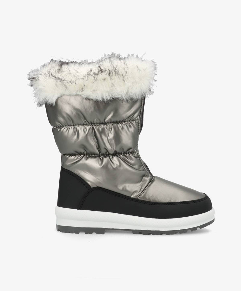 SNOWBOOTS lang - Dame - Sølv