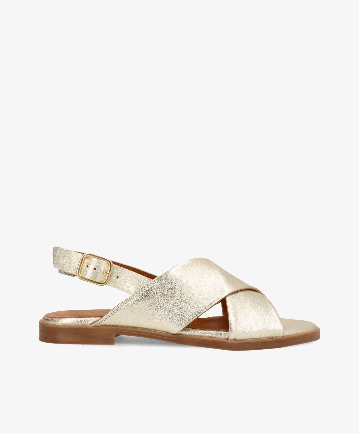 NICOLA - Sandal - Guld - Shoedesign Copenhagen