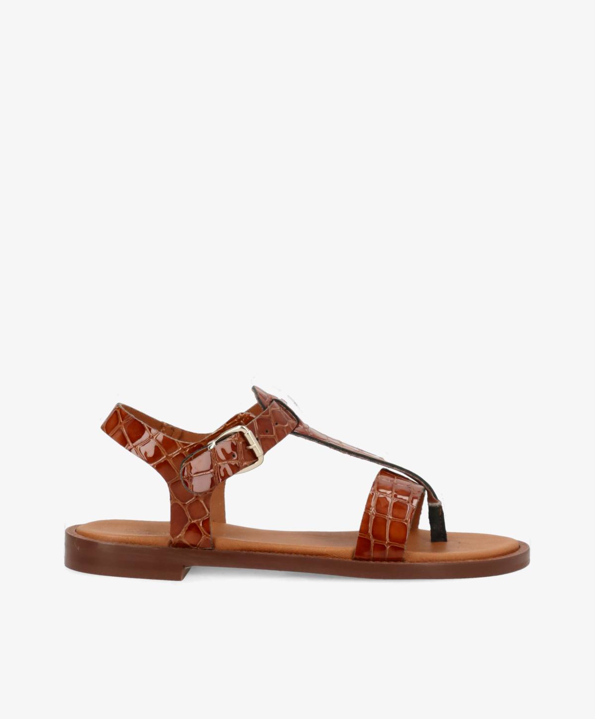 EVITA - Sandal - Brun Croco