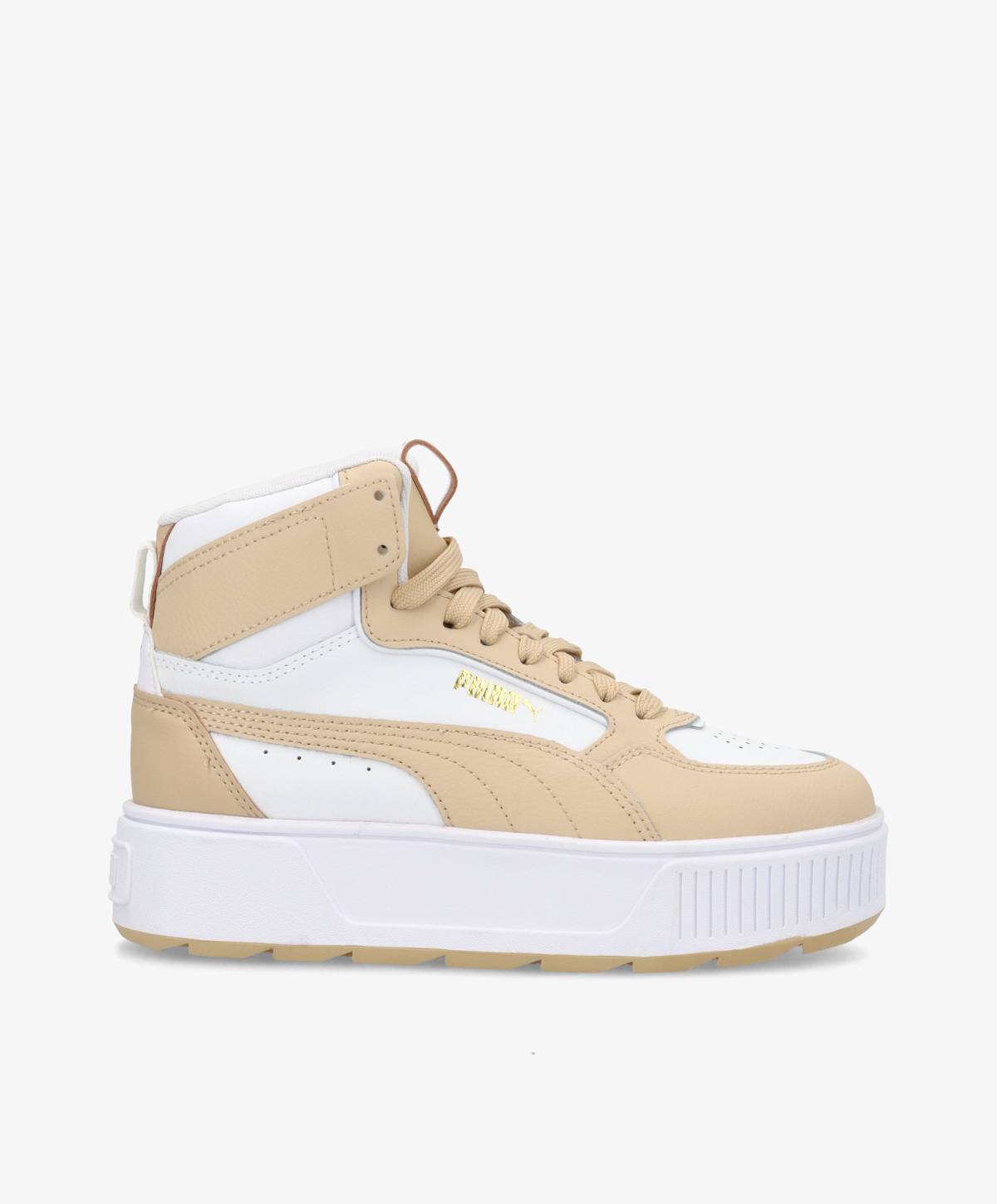 Karmen Rebelle Mid - Sneakers Dam - Beige/Vit