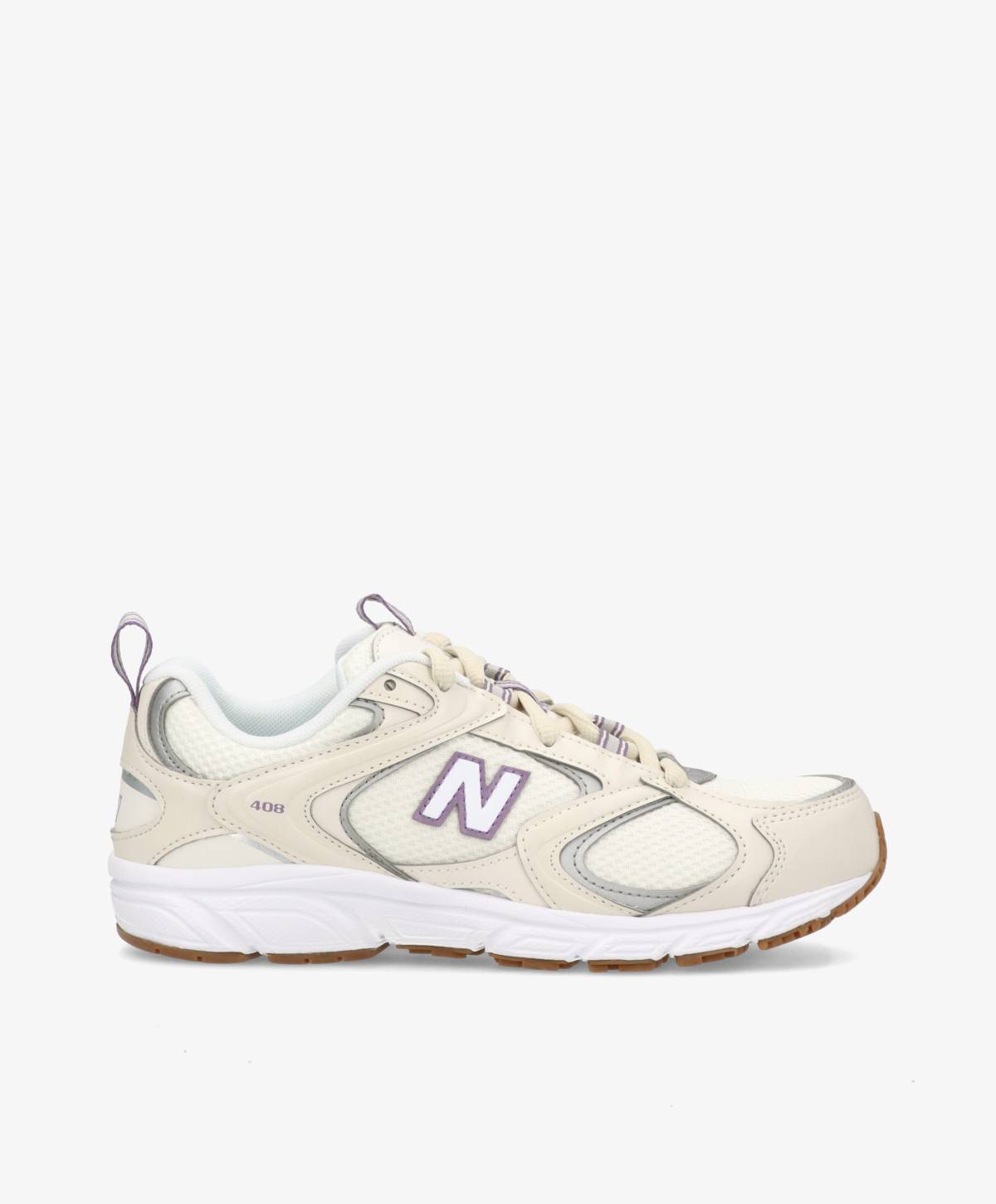 U40840J - Sneakers Dame - Beige/Lilla
