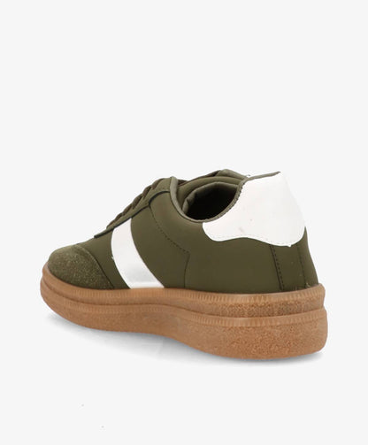 NOMI - Khaki - Sneakers Dame