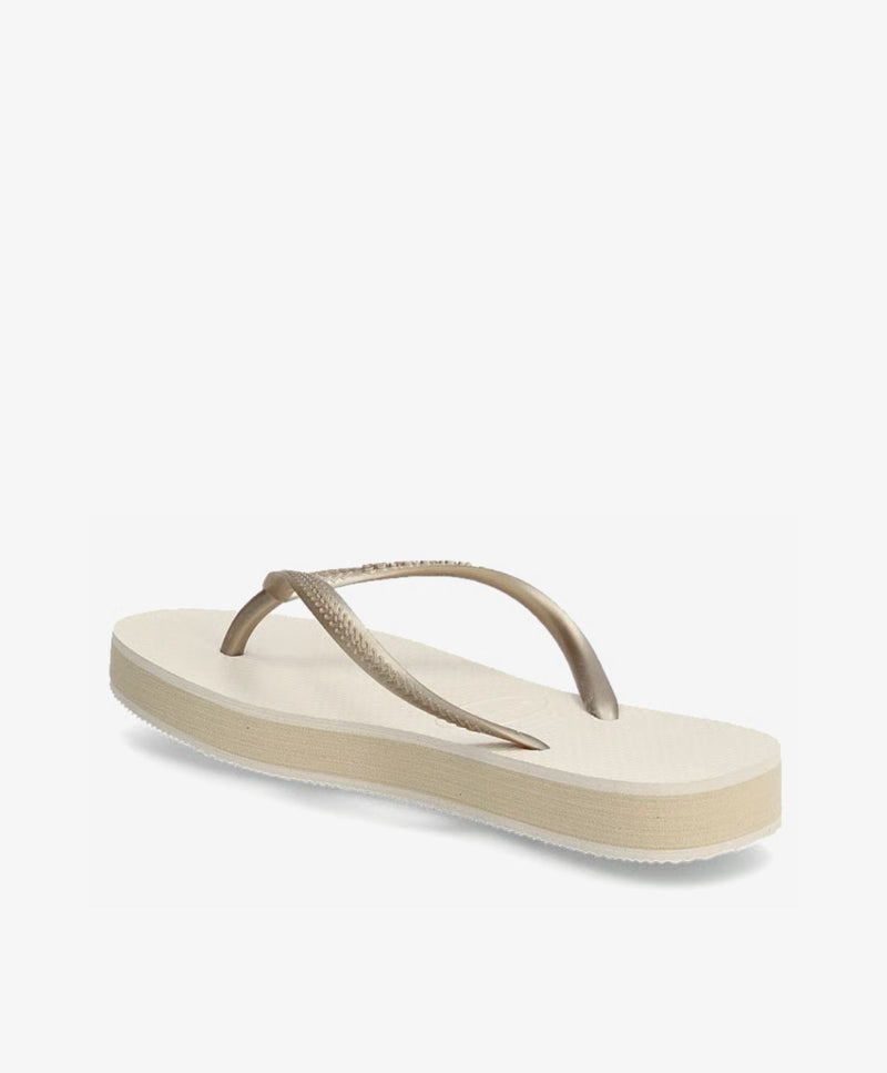 Slim Flatform FC - Beige - Slip-ons - Dame