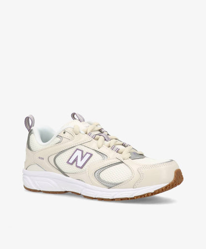 U40840J - Sneakers Dame - Beige/Lilla