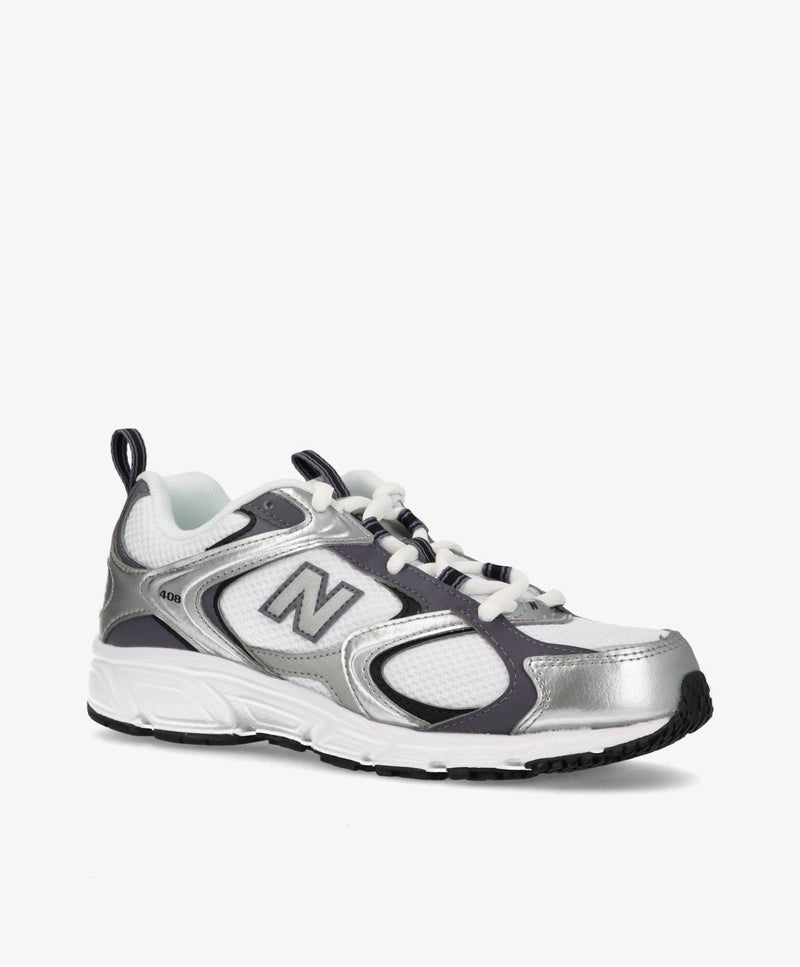 U4086LR - Sneakers Dame - Hvid/Sølv