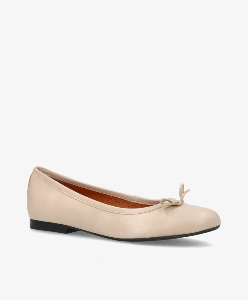 TESIA - Ballerina - Beige - Shoedesign Copenhagen