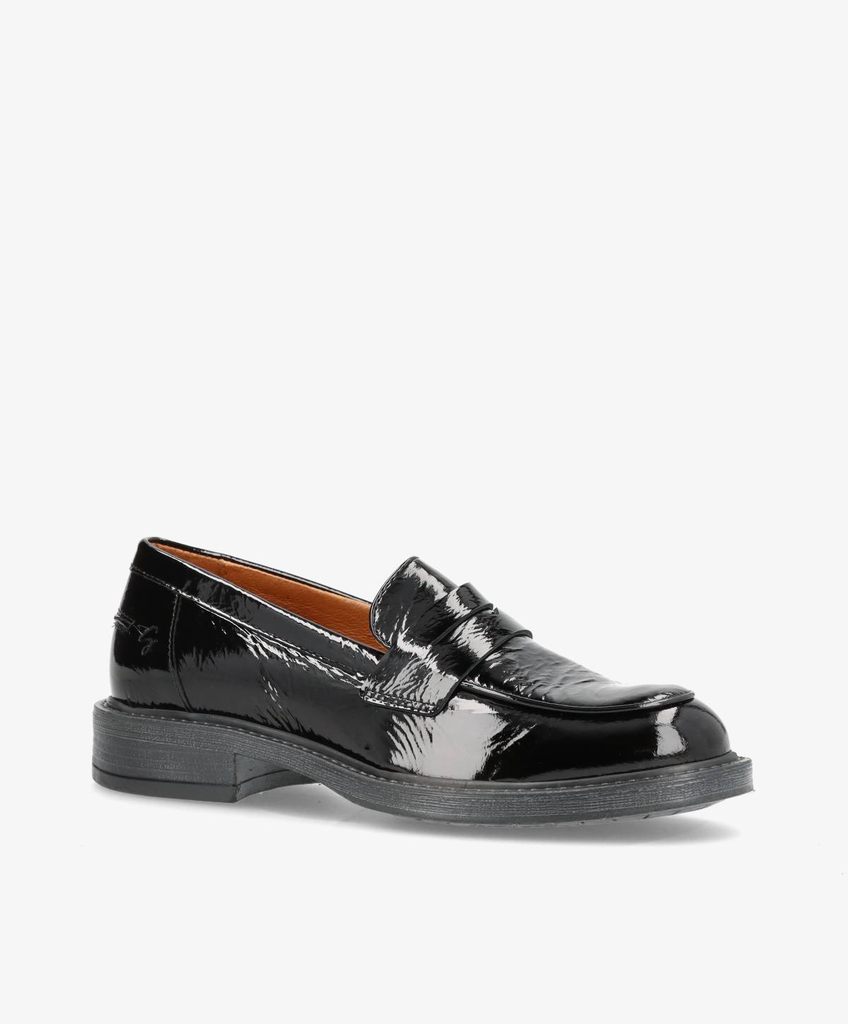 LORETTA P - Loafer - Sort lak