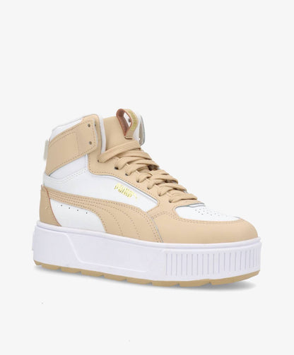 Karmen Rebelle Mid - Sneakers Dam - Beige/Vit