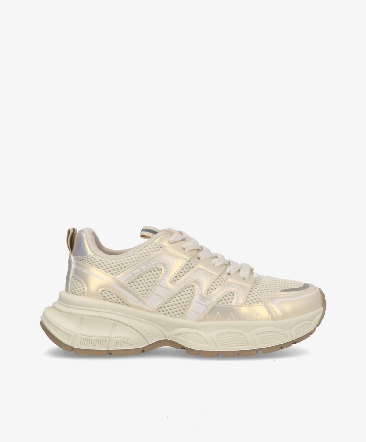 RUNA - Guld/Hvid- Sneakers Dame