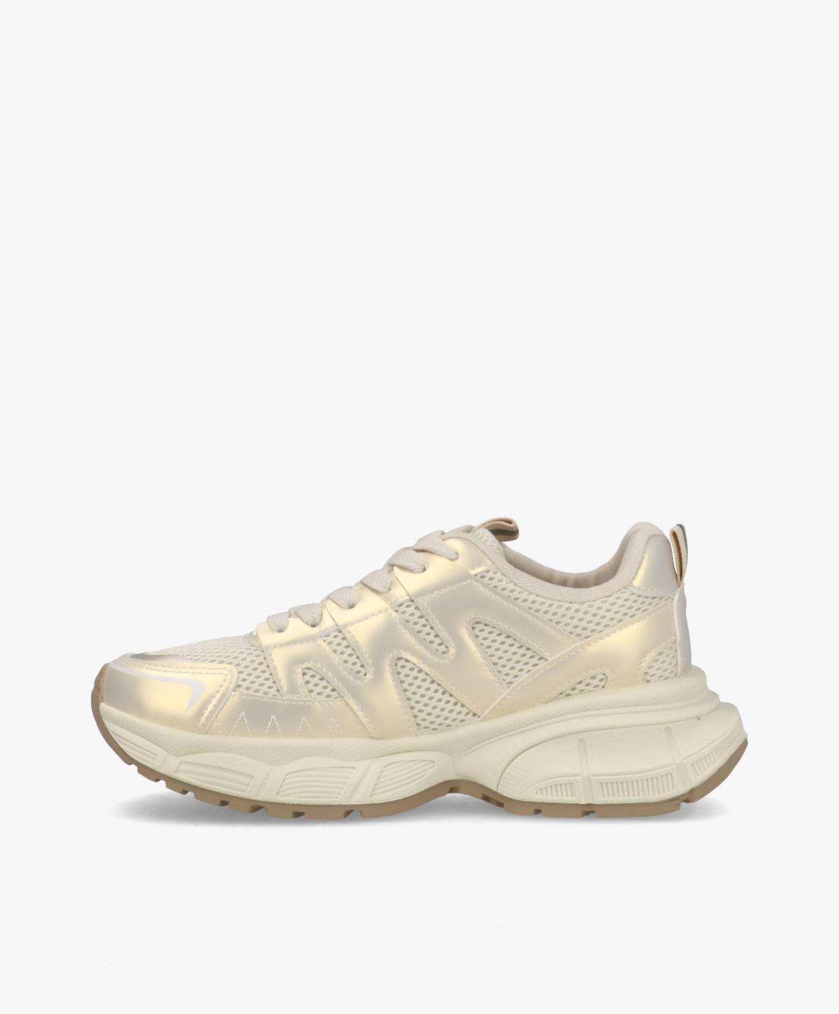 RUNA - Guld/Hvid- Sneakers Dame