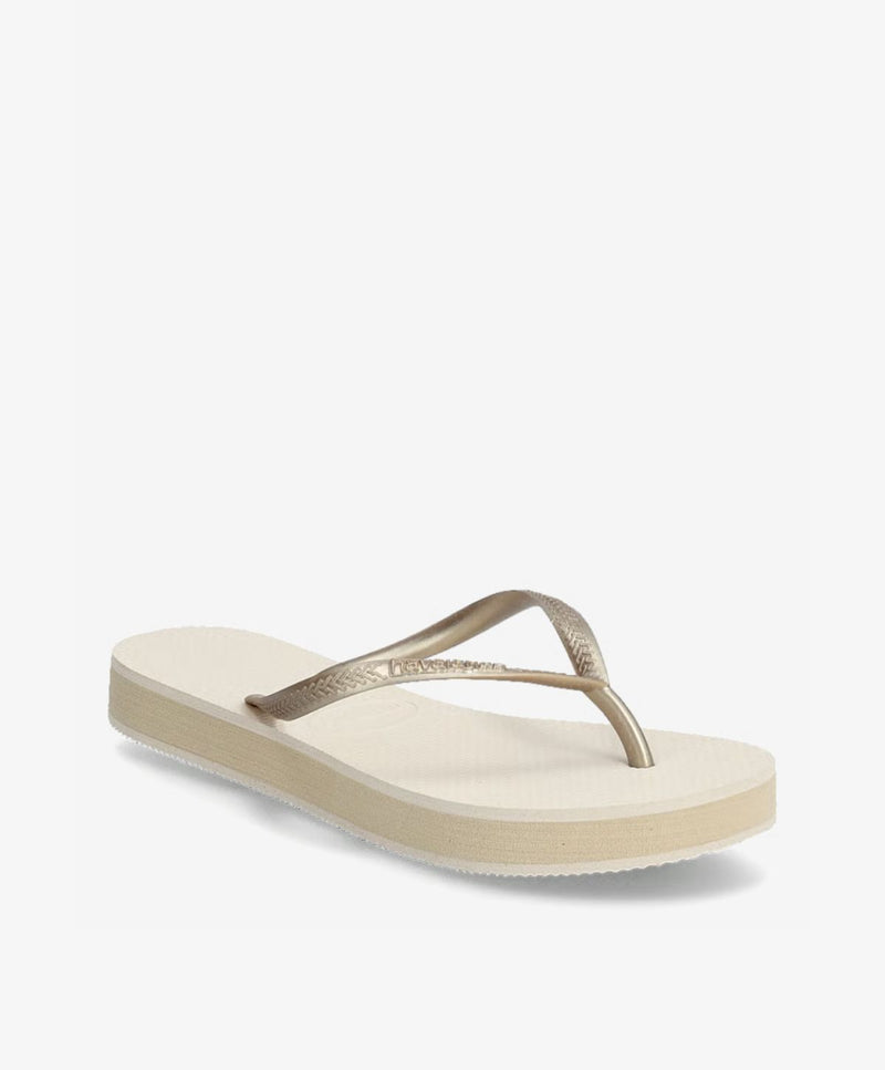Slim Flatform FC - Beige - Slip-ons - Dame