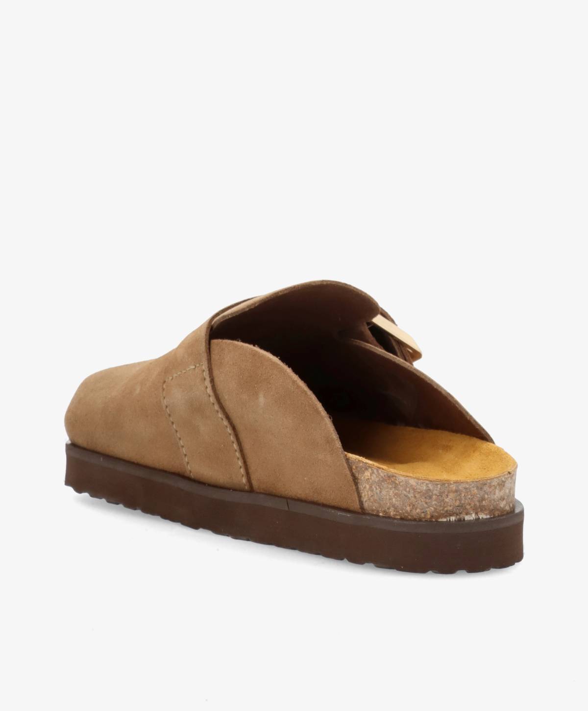 OFELIA - Taupe ruskind - Mules Dame