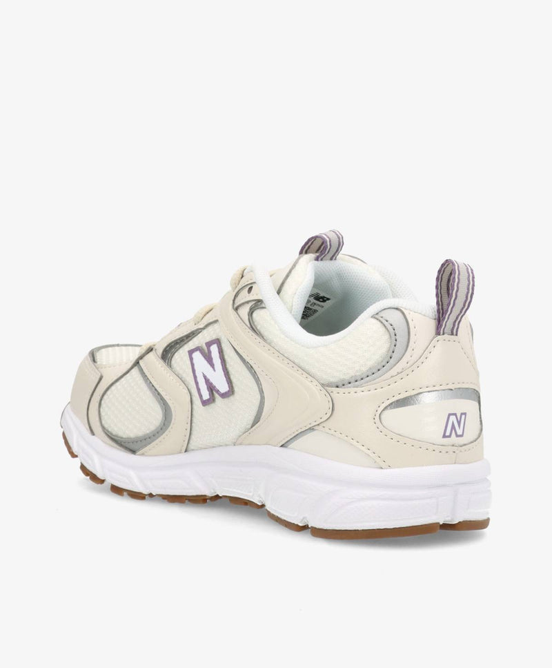 U40840J - Sneakers Dame - Beige/Lilla