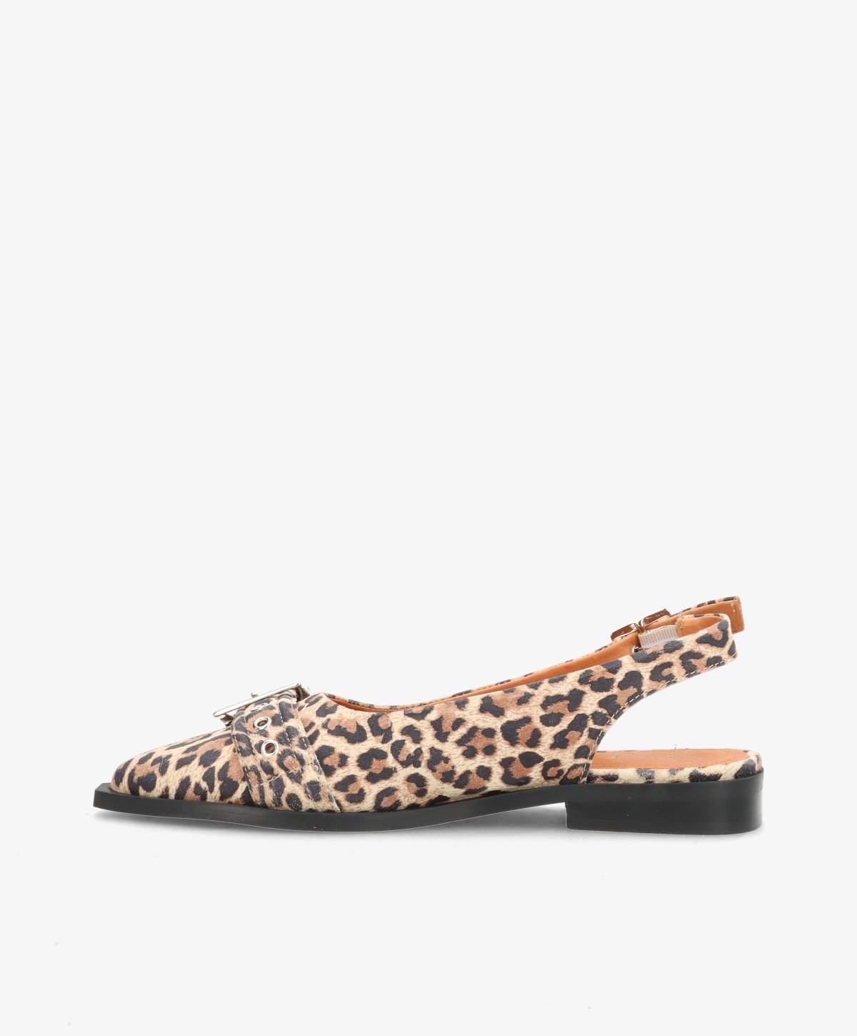 WANT S - Slingback - Leopard lys ruskind