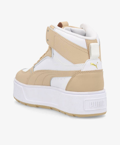 Karmen Rebelle Mid - Sneakers Dam - Beige/Vit