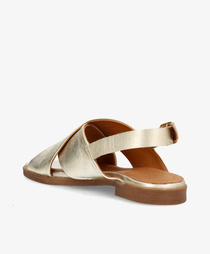 NICOLA - Sandal - Guld - Shoedesign Copenhagen