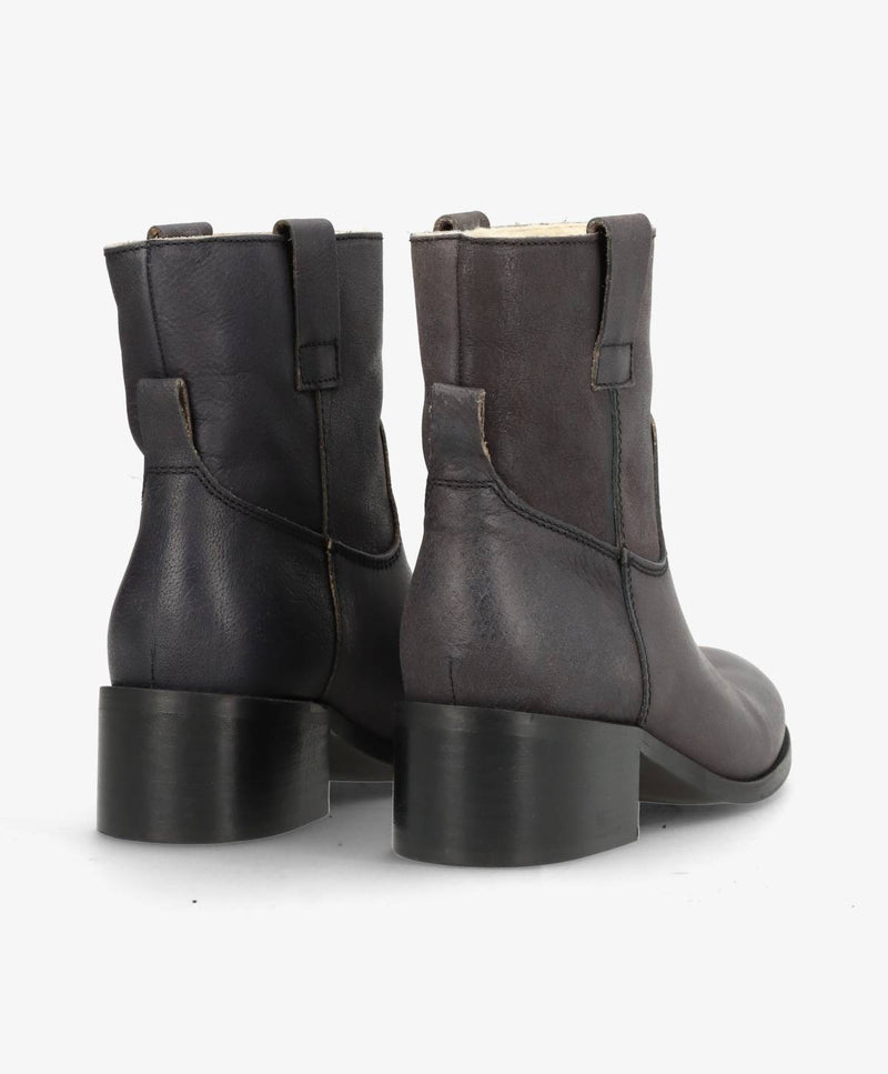 MARTINA LOW WARM - Støvle Dame - Sort/Multi