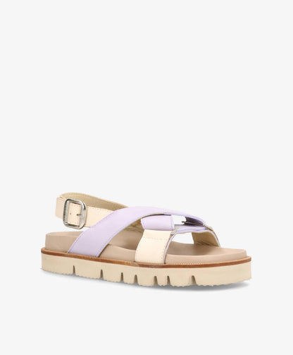 NOELLE - Dame Sandal - Beige Multi