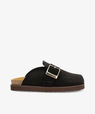 OFELIA - Sort ruskind - Sliders Dame