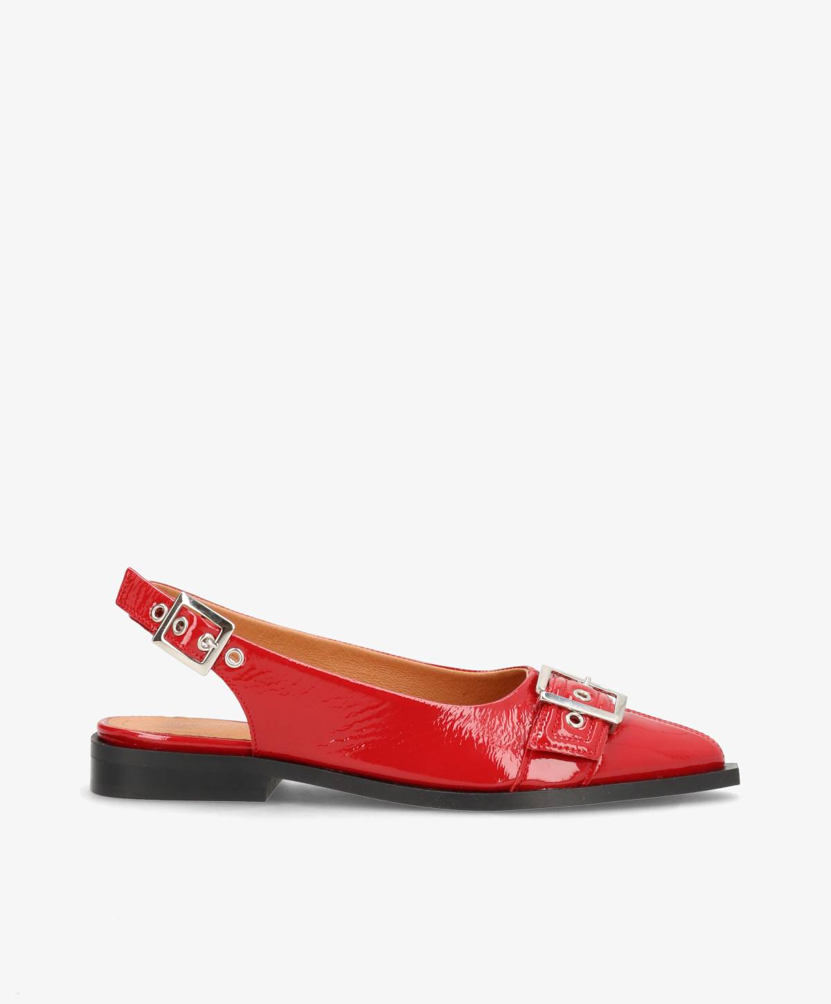 WANT - Slingback - Rød lak læder