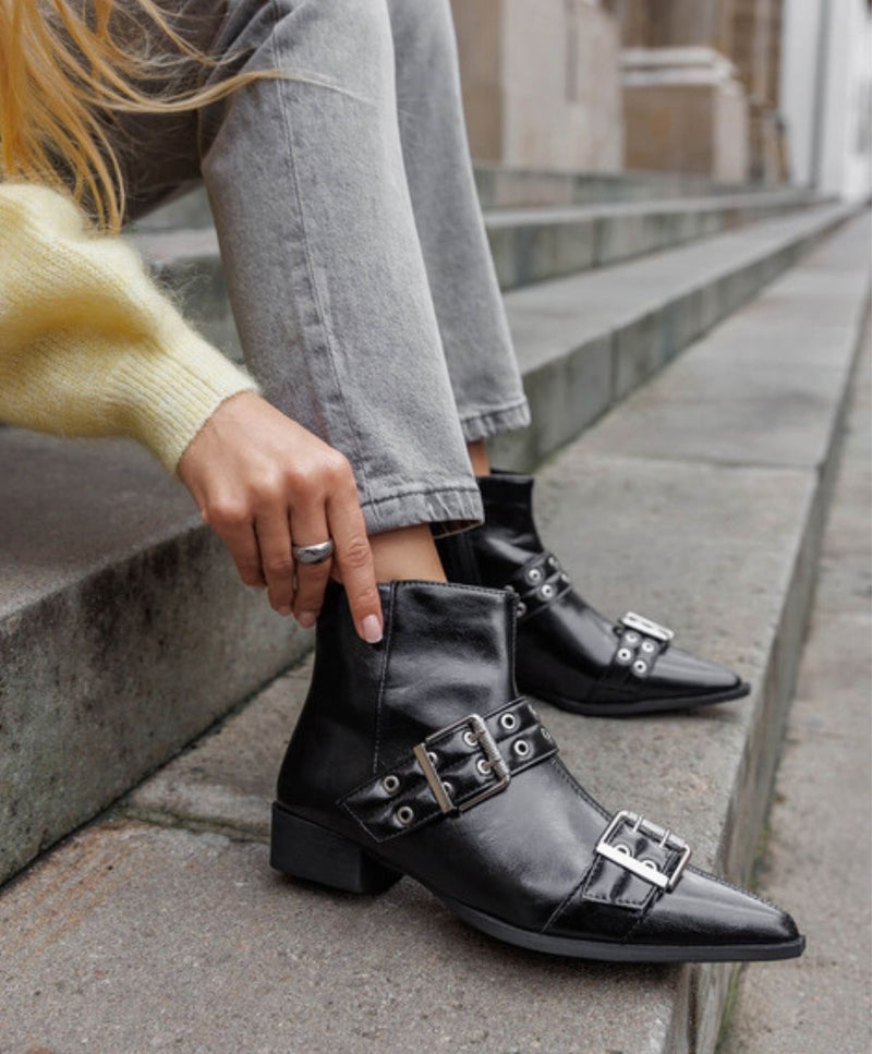 BELLE 6392 - Dame Støvle - Sort