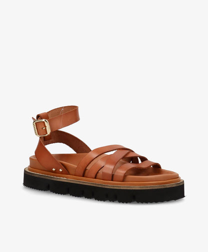 NIKKIE - Dame Sandal - Camel