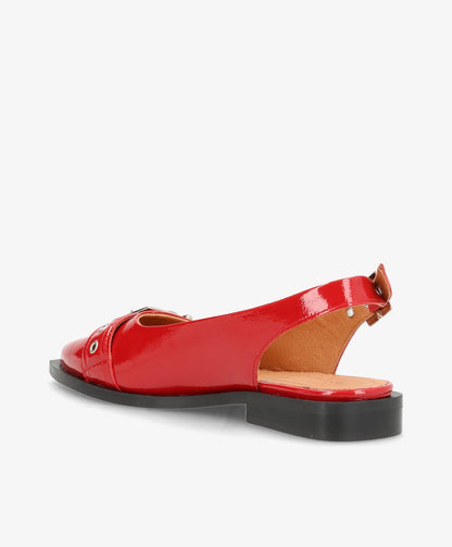 WANT - Slingback - Rød lak læder