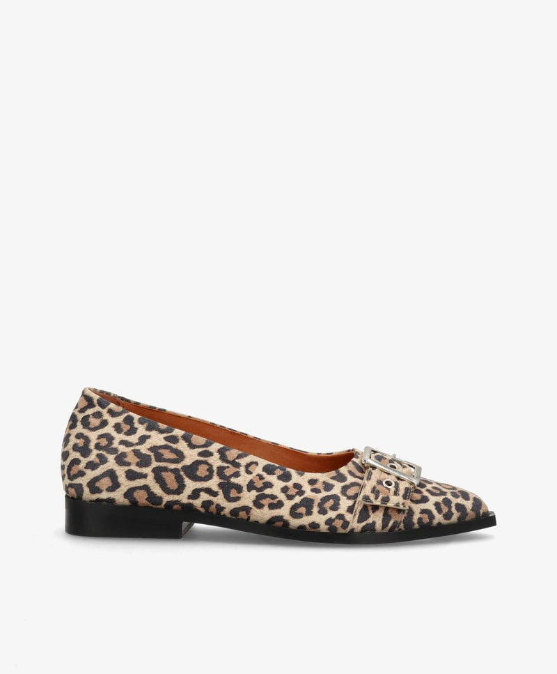 MUST S - Dame Ballerina - Leopard lys ruskind