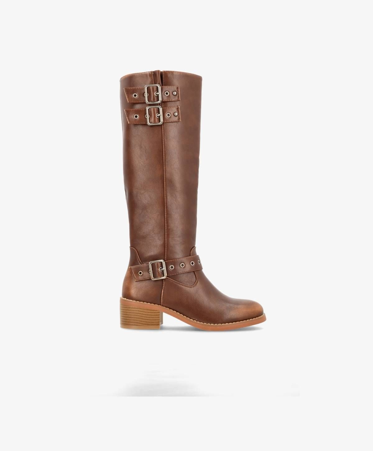 HELDI-Buckle - C385 - støvle lang - Camel