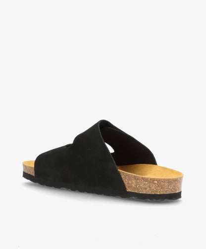 CENT S - Sort ruskind - Slip-ons Herre